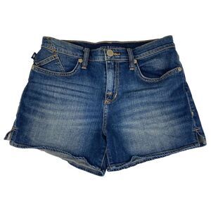 Rock & Republic Womens Mid Rise Jean Shorts‎ Blue Size 8 (29 Measured Waist)
